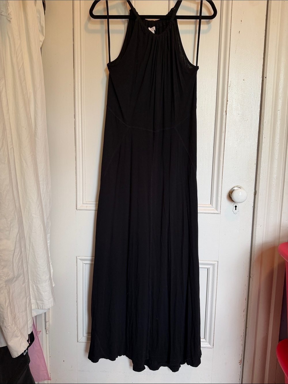 GAP Black Halter-Style Maxi Dress